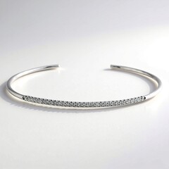 Bracciale in oro con Diamante SI1 (H)