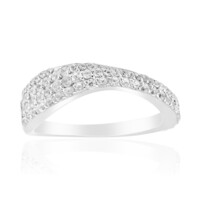 Bague en argent et Zircon