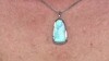 Zilveren hanger met een larimar (KM by Juwelo)