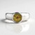 Anello in argento con Zircone Giallo