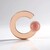 Ciondolo in argento con Opale Rosa (MONOSONO COLLECTION)