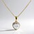 Collana in argento con Topazio Bianco