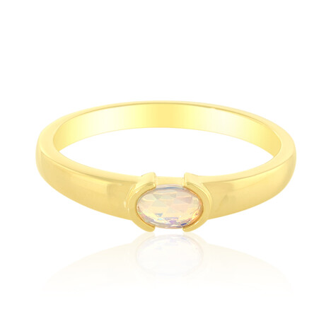 Anello in argento con Opale di Welo