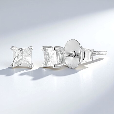 Boucles d'oreilles en argent et Danburite