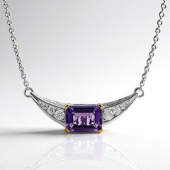 Collana in argento con Ametista