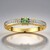 Anello in oro con Demantoide del Madagascar