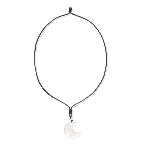 Weißer Quarz-Halskette