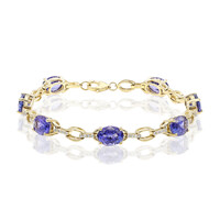 Brazalete en oro con Tanzanita AAA (CIRARI)