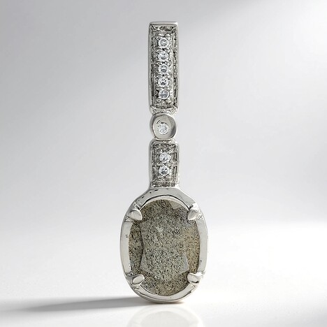 Ciondolo in argento con Labradorite