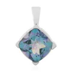 Zilveren hanger met een Oceaan Kwarts