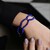 Zilveren armband met lapis lazulistenen (Riya)