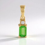 Ciondolo in argento con Lemshuku Tsavorite