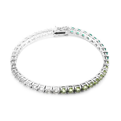 Bracciale in argento con Topazio Bianco