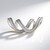 Pendentif en argent et Zircon (MONOSONO COLLECTION)