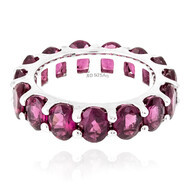 Anello in argento con Rodolite