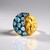 Anello in argento con Topazio Blu Svizzero (Gems en Vogue)