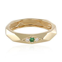 Bague en or et Emeraude de Russie (de Melo)