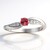 Anello in argento con Tormalina Rosa Nigeriana
