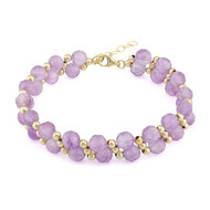 Amethyst-Silberarmband