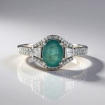 Anello in argento con Grandidierite