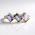 Anello in oro con Tanzanite (non riscaldata)