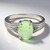 Anello in argento con Crisoprasio