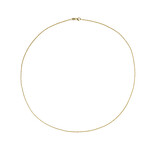 Silber-Criss-Cross-Kette - 3,37 g - 60 cm - vergoldet