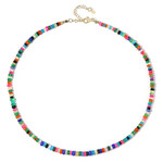 Äthiopischer Opal-Silberhalskette