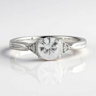 Bague en argent et Zircon