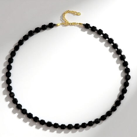 Collana in argento con Onice Nero