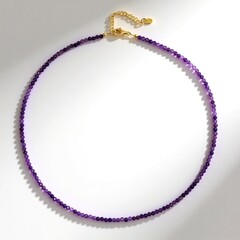 Collana in argento con Ametista Zambiana
