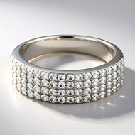 Anello in argento con Zircone