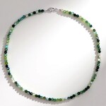 Collana in argento con Agata Muschiata