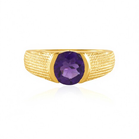 Sambia-Amethyst-Silberring (de Melo Essence)
