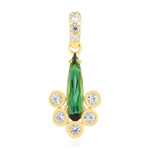 Zilveren hanger met een indigoliet (Adela Silber)