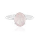 Anello in argento con Quarzo Rosa