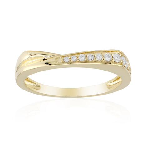Anillo en oro con Diamante SI2 (H) (de Melo Gold)