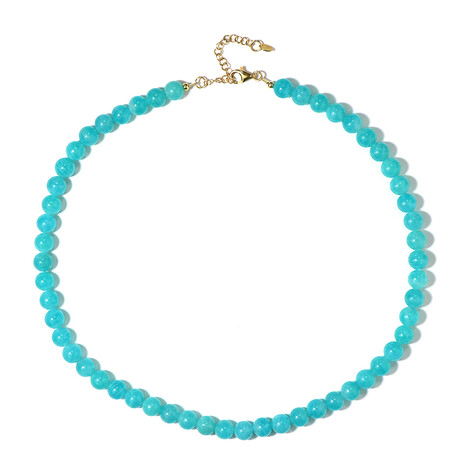 Amazonit-Silberhalskette