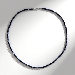 Collana in argento con Zaffiro Blu