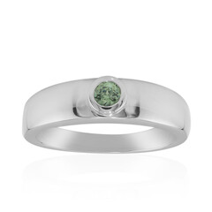 Anello in argento con Demantoide del Madagascar (John Ferry)
