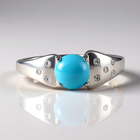 Anello in argento con Turchese
