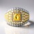 Anello in oro con Diamante Giallo SI2 (CIRARI)