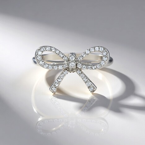Anello in argento con Topazio Bianco