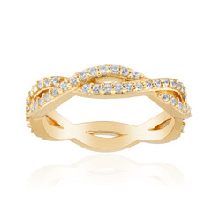 Zilveren ring met zirkonen