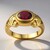 Anello in argento con Rodolite della Rift Valley (Remy Rotenier)