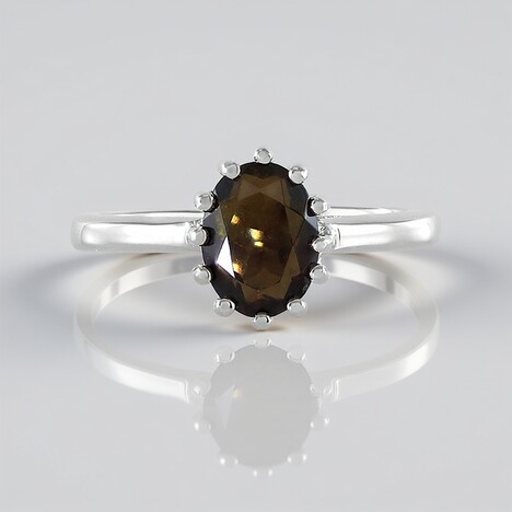 Bague en argent et Opale Mezezo