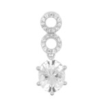 Colgante en plata con Danburita