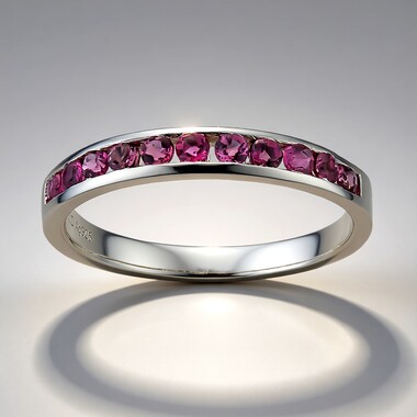 Anello in argento con Rubellite