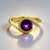 Anello in argento con Ametista Uruguay