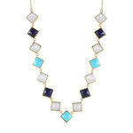 Collier en argent et Sodalite